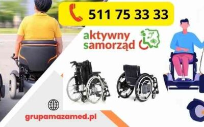 Wózek skuter przystawka Aktywny Samorząd